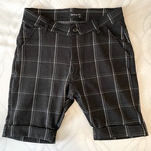 Black Men’s Athletic fit Stretch Shorts